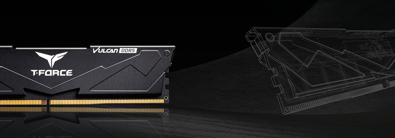 Used - Like New: Team T-Force Vulcan 32GB (2 x 16GB) 288-Pin PC